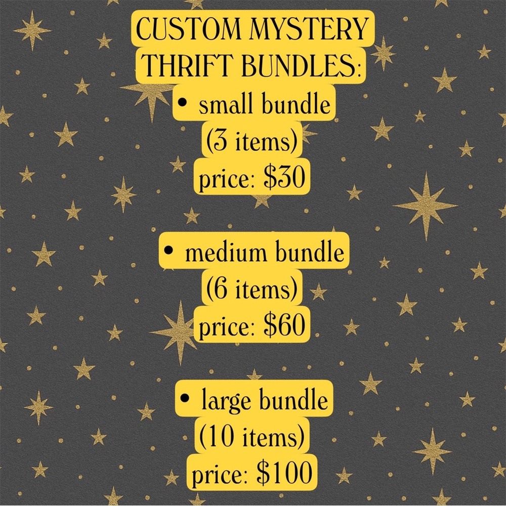 Custom Mystery Thrift Bundle
